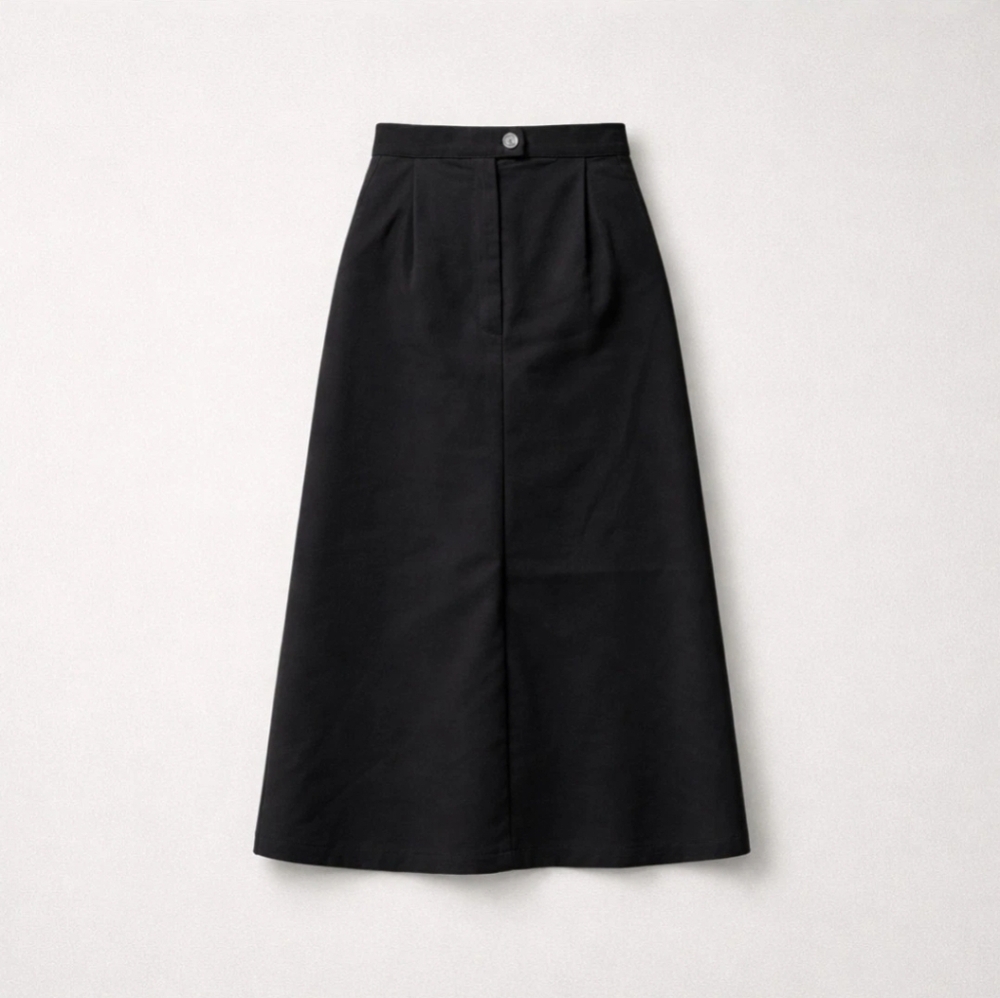 Talbots Black Cargo Maxi Pencil Skirt 12 Petite Utility Pencil Skirt Grunge